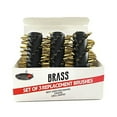 thumbnail image 1 of Grillbot Automatic BBQ Grill Cleaning Robot Replacement Brushes - Set of 3 Brass Brushes, 1 of 8