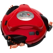 Grillbot Automatic Grill Cleaning Robot with Nylon Brushes- BBQ Grill Cleaner- Grill Scraper (Red)