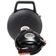 Grillbot Automatic Grill Cleaning Robot with 3 Powerful Nylon Grill Brushes & Carry Case Black