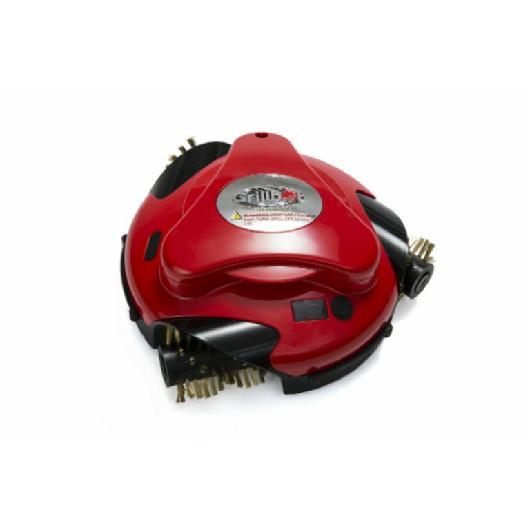 GBU101 Automatic Grill Cleaning Robot with Durable Brass Brushes, Red - Walmart.com