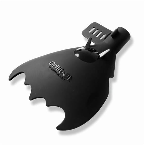 Grillbot Heat-Resistant BBQ Utensil Shield, BPA-Free Silicone, Universal Fit, Black