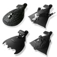 thumbnail image 1 of Grillbot Heat-Resistant Silicone BBQ Utensil Shields, Set of 4, Universal Fit, Dishwasher Safe, Black, 1 of 8