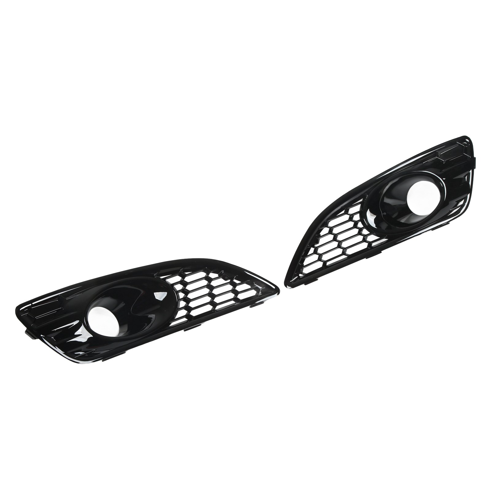 Grille 1 Pair Front Bumper Fog Lamp Grille D2BZ15266CB Fog Light Cover Replacement For Fiesta