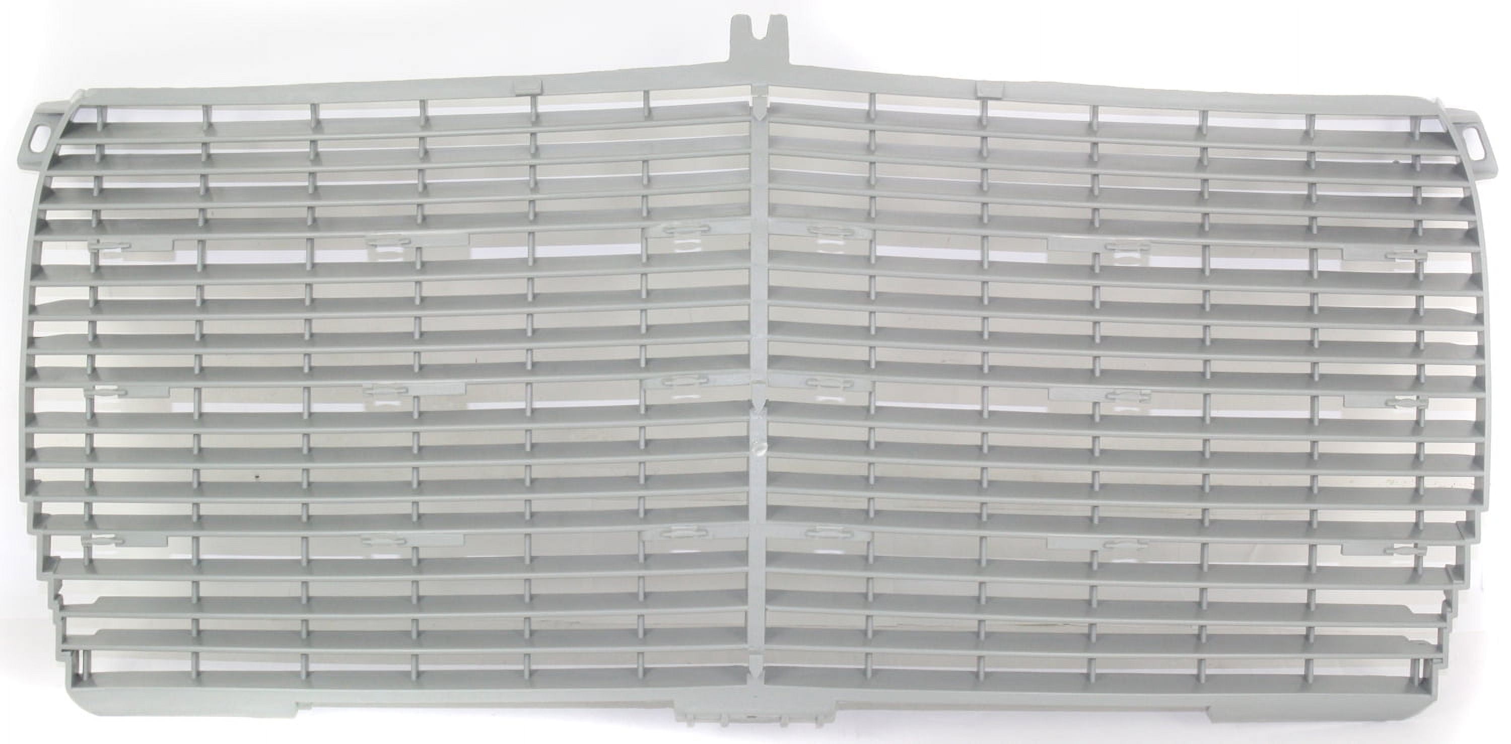 Grille Assembly Compatible With 1977-1978 Mercedes Benz 230 1977-1983 240D Inner Insert Silver