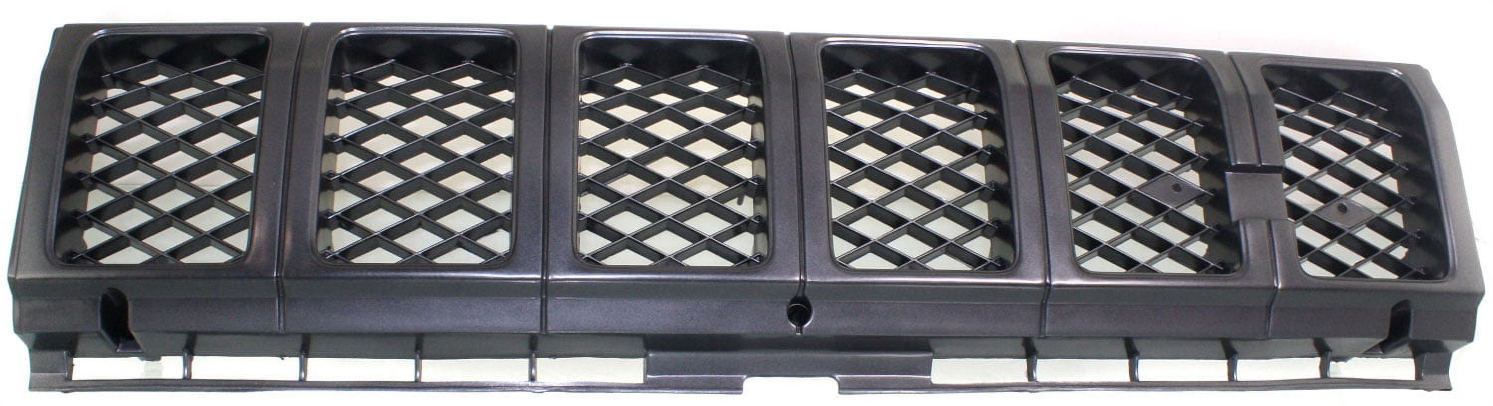 Grille Assembly Compatible With 1982-1983 Toyota Pickup Painted Black Shell and Insert