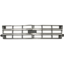 Grille Assembly Compatible With 1982-1990 Chevrolet S10 1983-1990 Blazer Chrome Shell and Insert