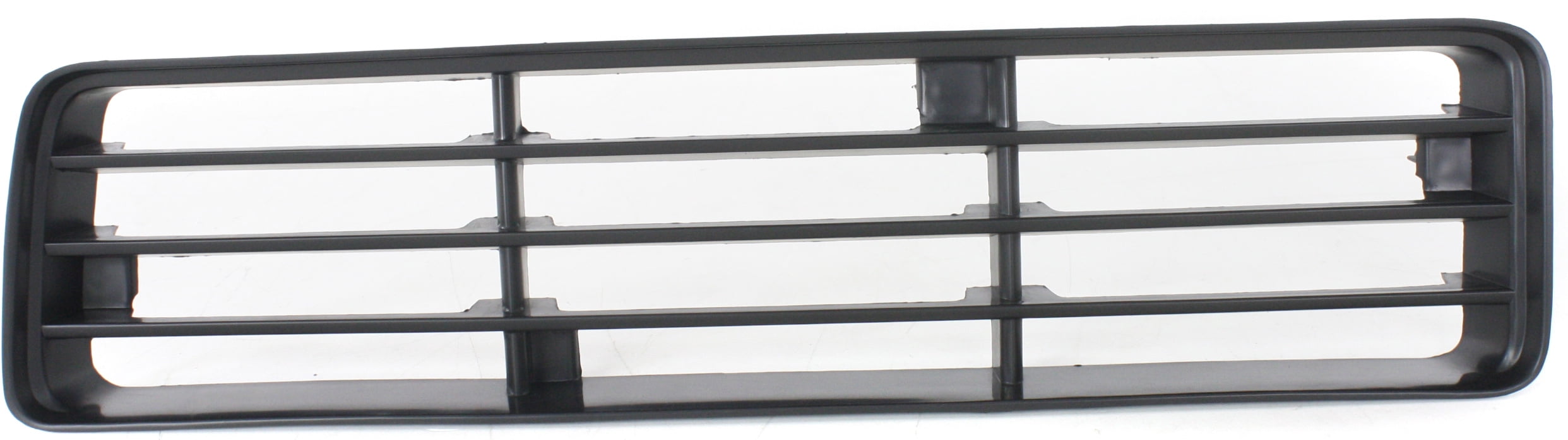 Grille Assembly Compatible With 1991-1993 Dodge D150 D250 Left Driver Side, Lower Insert Painted Black