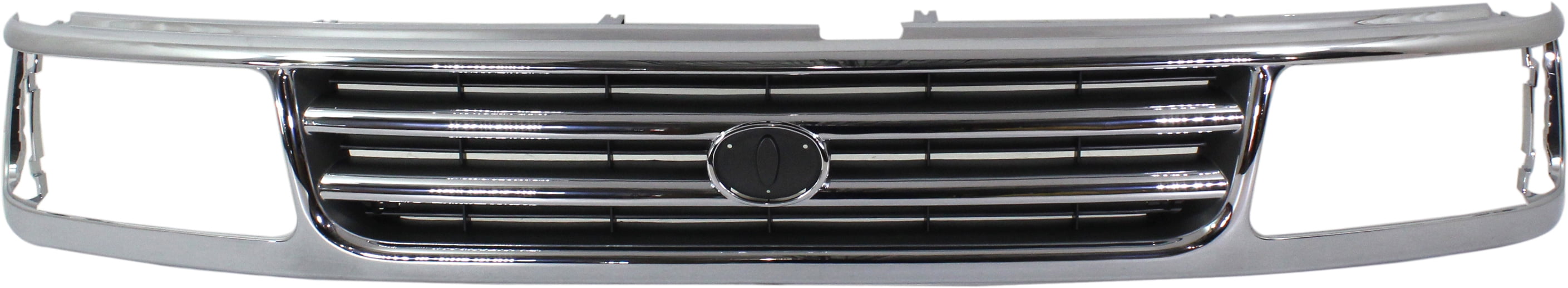 Grille Assembly Compatible With 1993-1998 Toyota T100 Chrome Shell with ...
