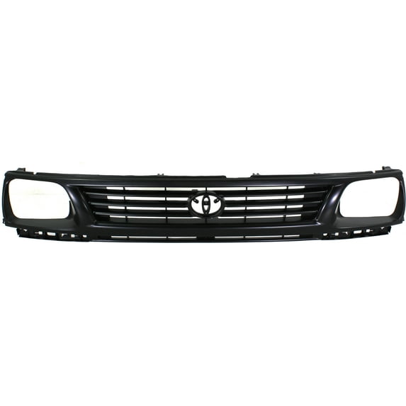 Grille Assembly Compatible With 1995-1996 Toyota Tacoma Gray Shell with Black Insert