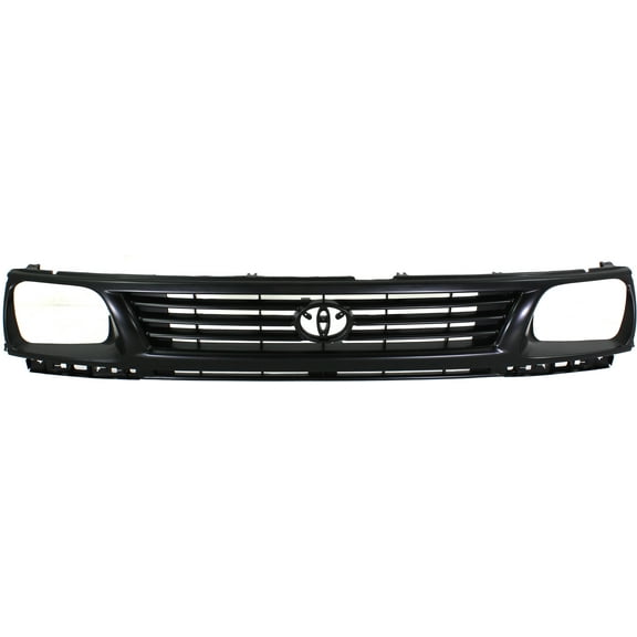 Grille Assembly Compatible With 1995-1996 Toyota Tacoma Gray Shell with Black Insert