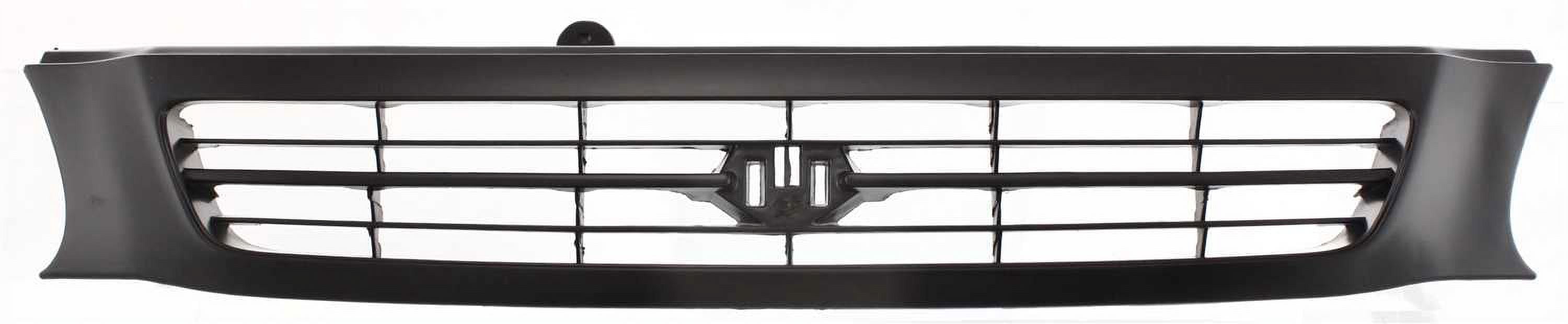 Grille Assembly Compatible With 1995-1997 Toyota Tercel Textured Black Shell and Insert