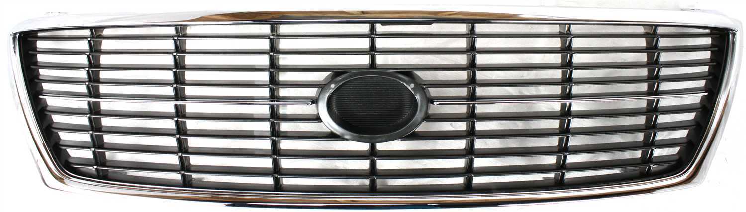 Grille Assembly Compatible With 1998-1999 Toyota Avalon Painted Silver Shell with Gray Insert