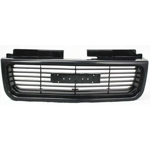 Grille Assembly Compatible With 1998-2004 GMC Sonoma 1998-2005 Jimmy Textured Black Shell and Insert
