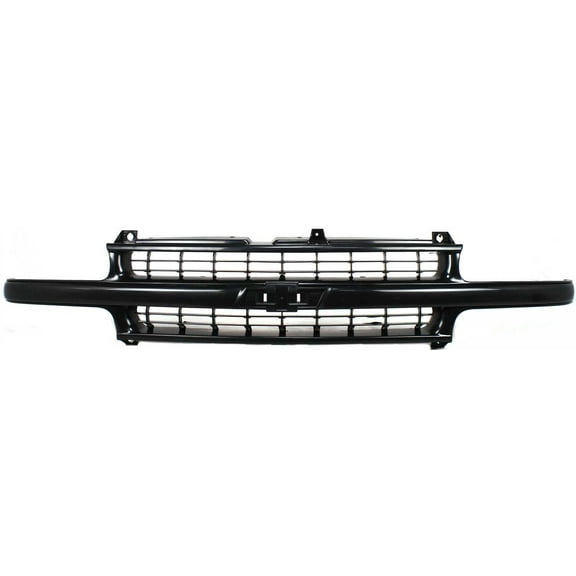 Grille Assembly Compatible With 1999-2002 Chevrolet Silverado 1500 2500 Paintable Shell and Insert