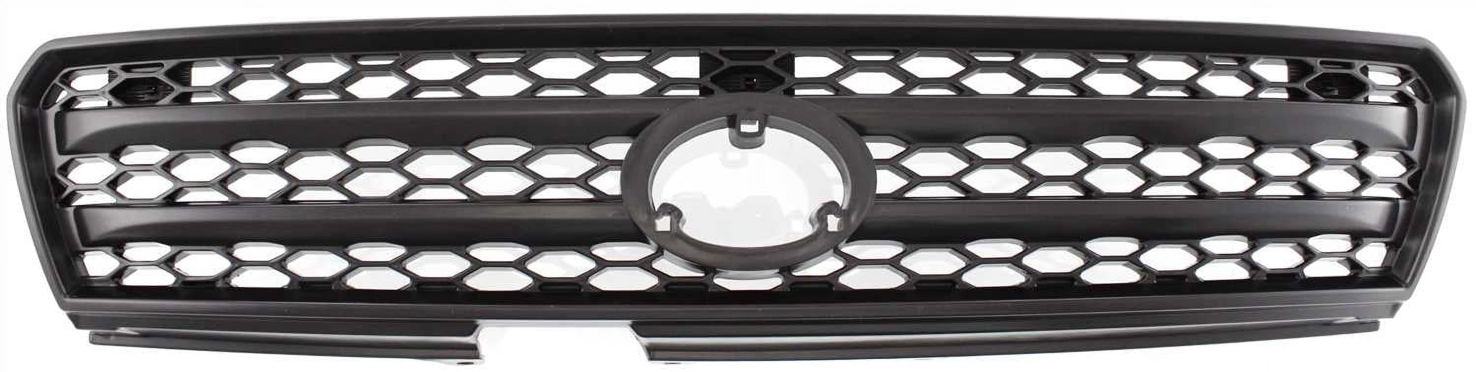 Grille Assembly Compatible With 2001-2003 Toyota RAV4 Painted Black Shell and Insert