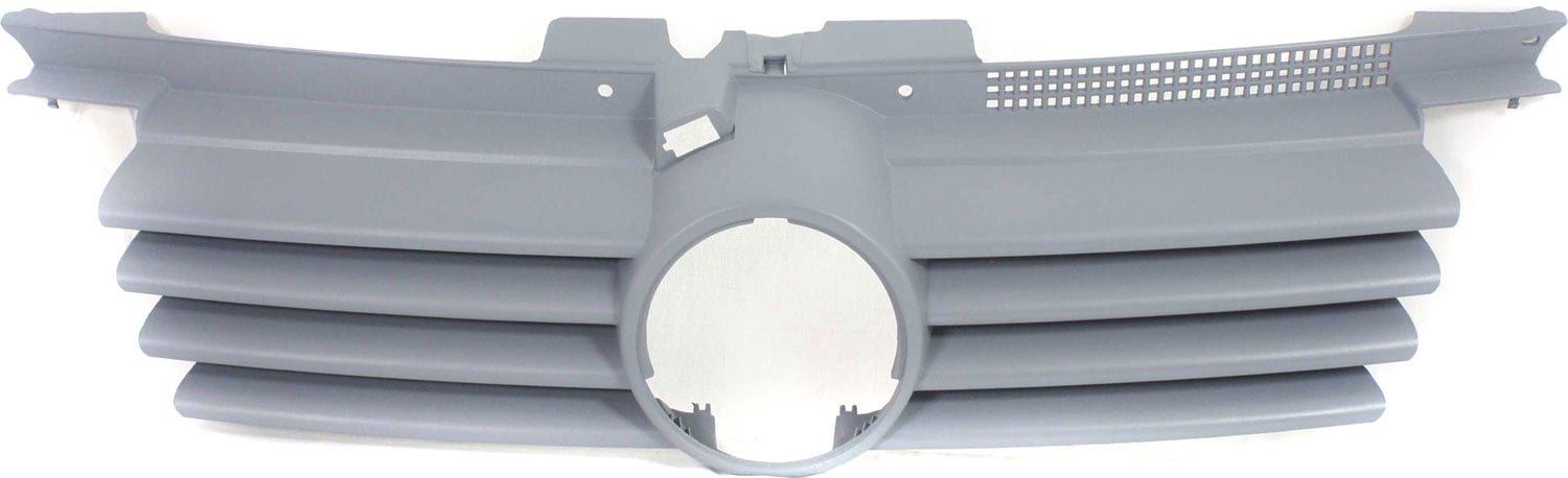 Grille Assembly Compatible With 2001-2005 Volkswagen Jetta Sedan Wagon Partial Primed Gray Shell and Insert