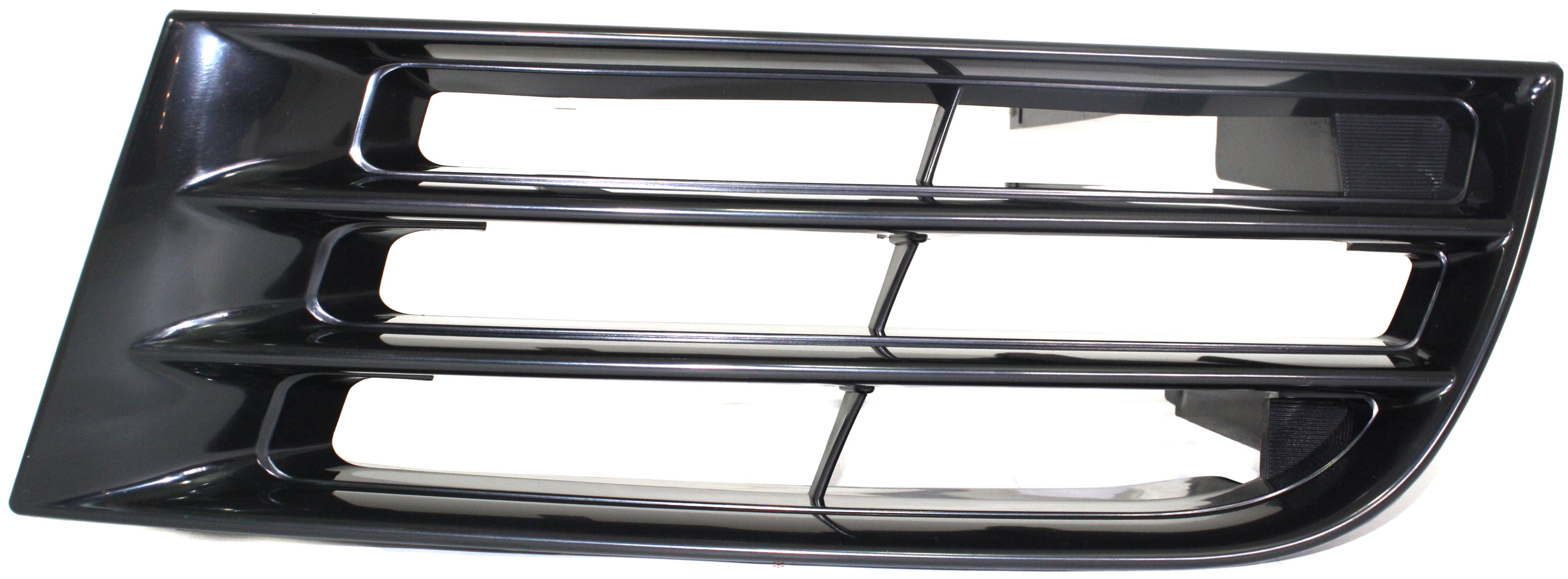 Grille Assembly Compatible With 2002-2003 Mitsubishi Galant Right Passenger Black Shell and Insert