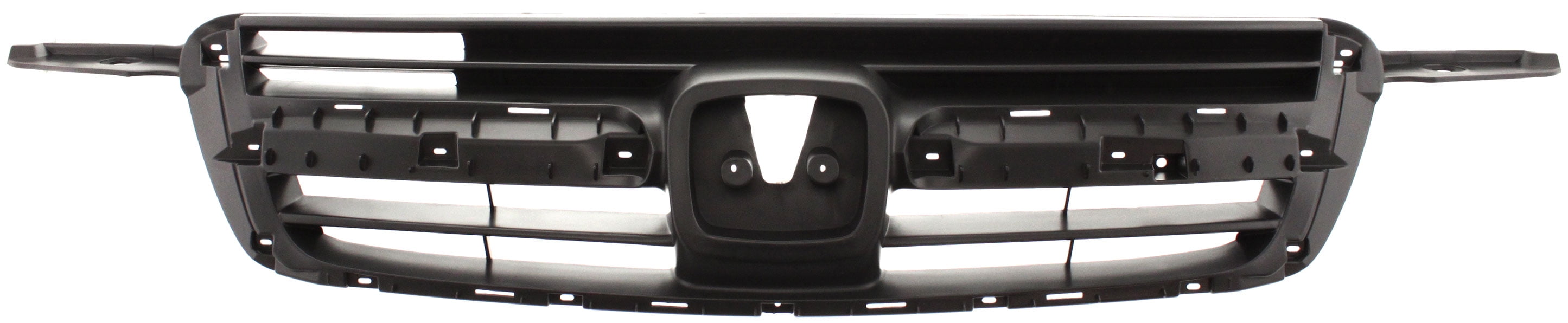 Grille Assembly Compatible With 2002-2004 Honda CR-V Textured Gray Shell and Insert
