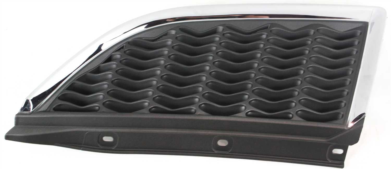 Grille Assembly Compatible With 2004-2006 Mitsubishi Galant Left Driver Chrome Shell with Painted Silver Gray Insert