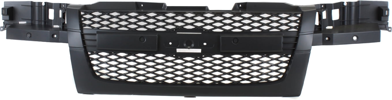 Grille Assembly Compatible With 2004-2012 Chevrolet Colorado Paintable Shell and Insert