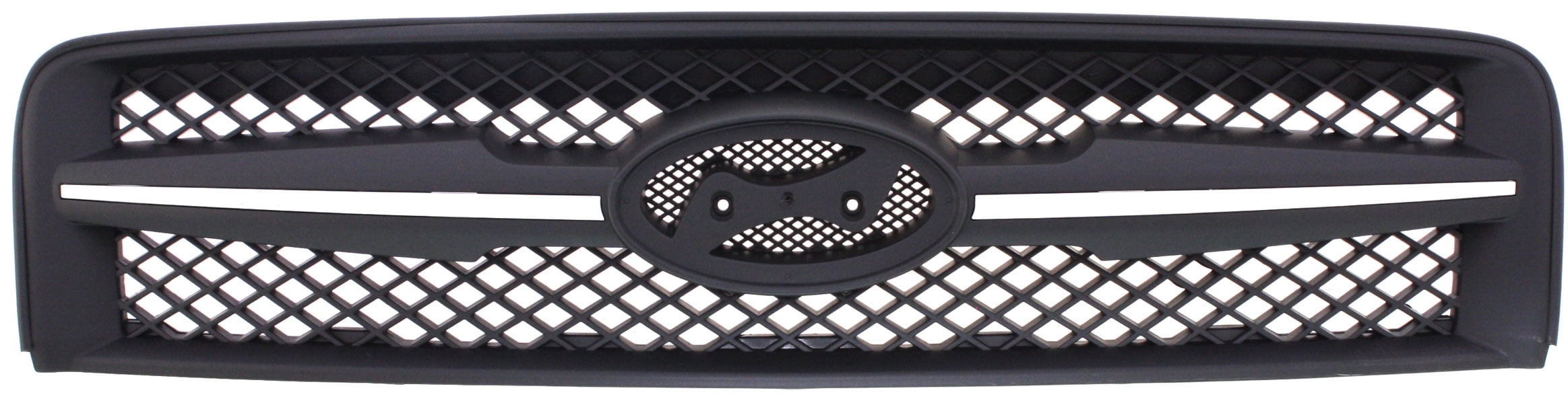 Grille Assembly Compatible With 2005-2008 Hyundai Tucson Black Shell and Insert