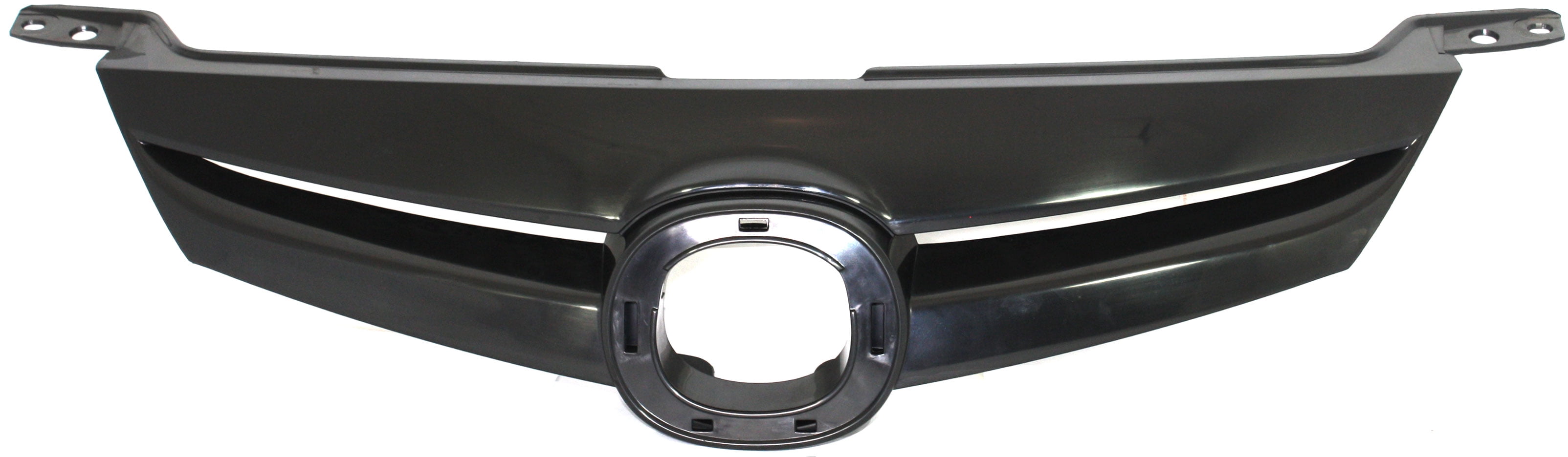 Grille Assembly Compatible With 2006-2008 Mazda 6 Textured Black Shell and Insert