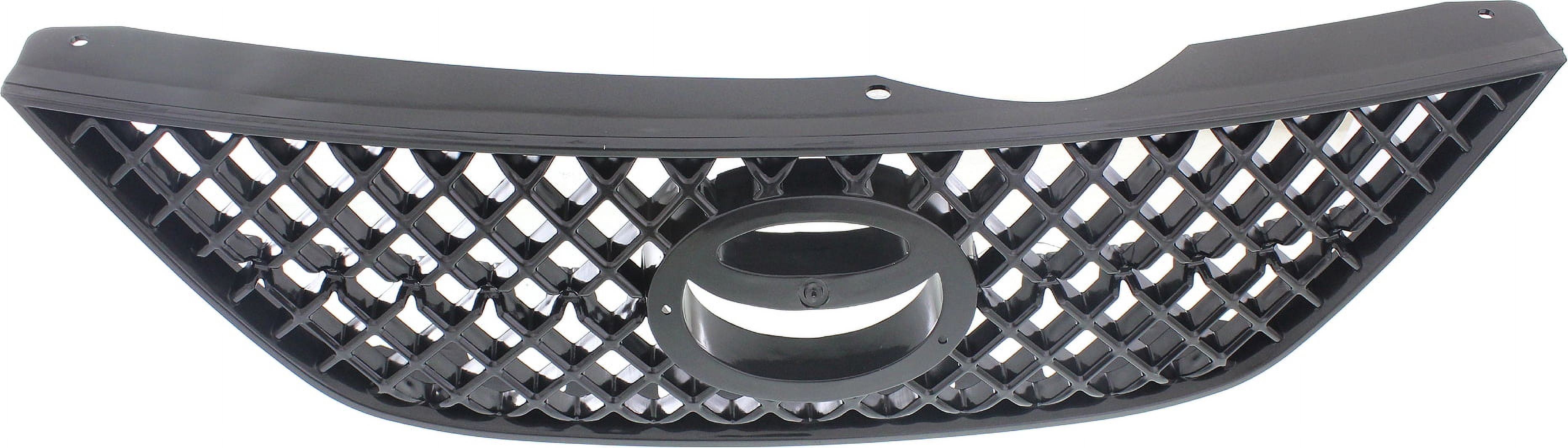Grille Assembly Compatible With 2006-2008 Toyota Solara Black Shell and Insert