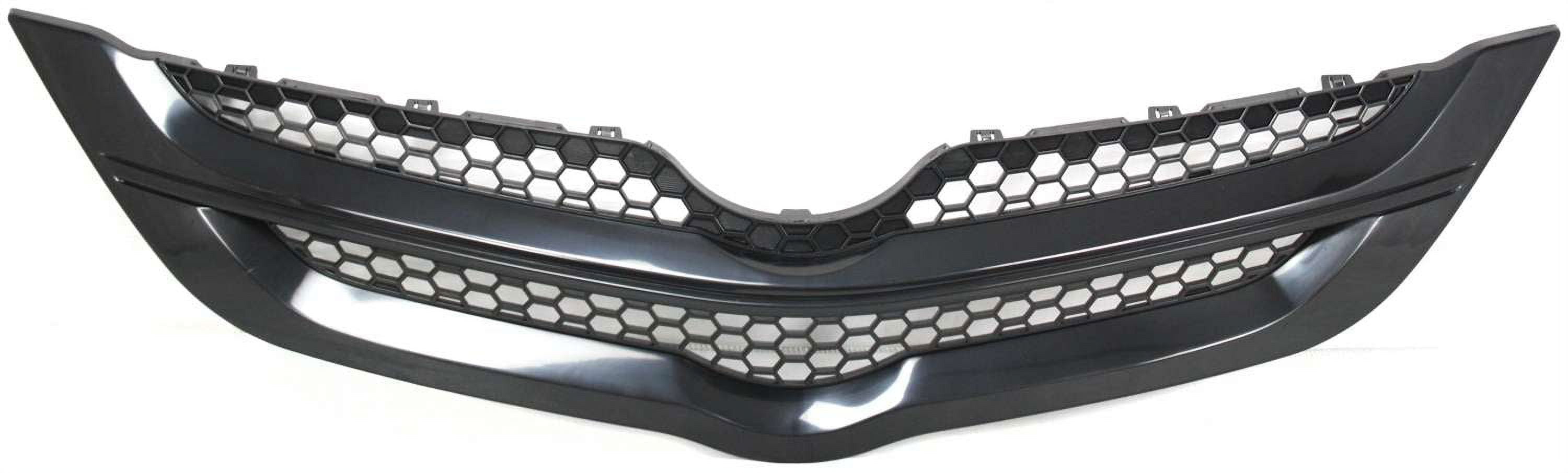 Grille Assembly Compatible With 2007-2008 Toyota Yaris Sedan Textured ...