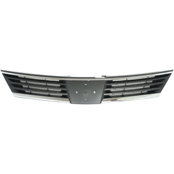 Grille Assembly Compatible With 2007-2009 Nissan Versa Gray Shell and Insert