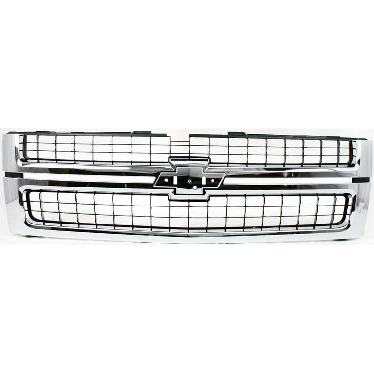 Grille Assembly Compatible With 2007-2010 Chevrolet Silverado 2500