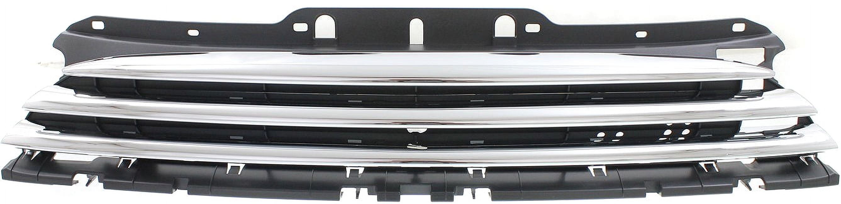Grille Assembly Compatible With 2007-2010 Mini Cooper Hatchback Convertible Wagon Textured Black Shell and Insert
