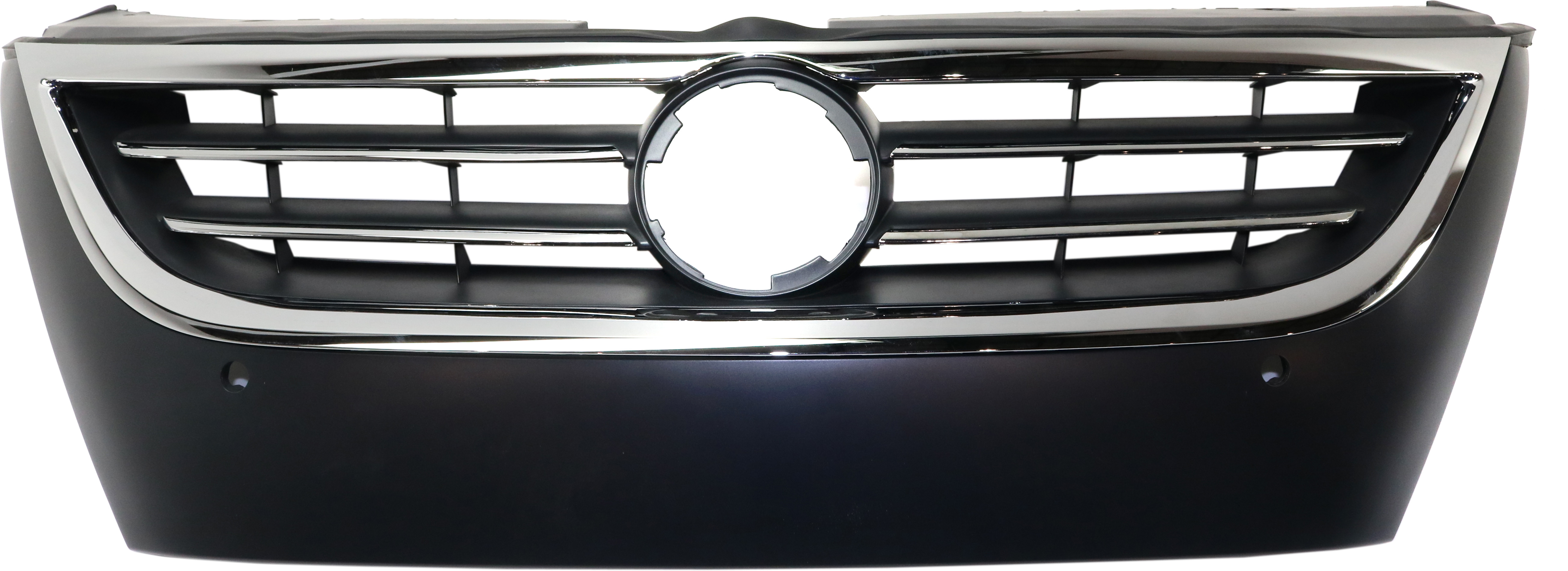 Grille Assembly Compatible With 2009-2012 Volkswagen CC 2009-2010 Passat Primed Black Shell and Insert CAPA Certified