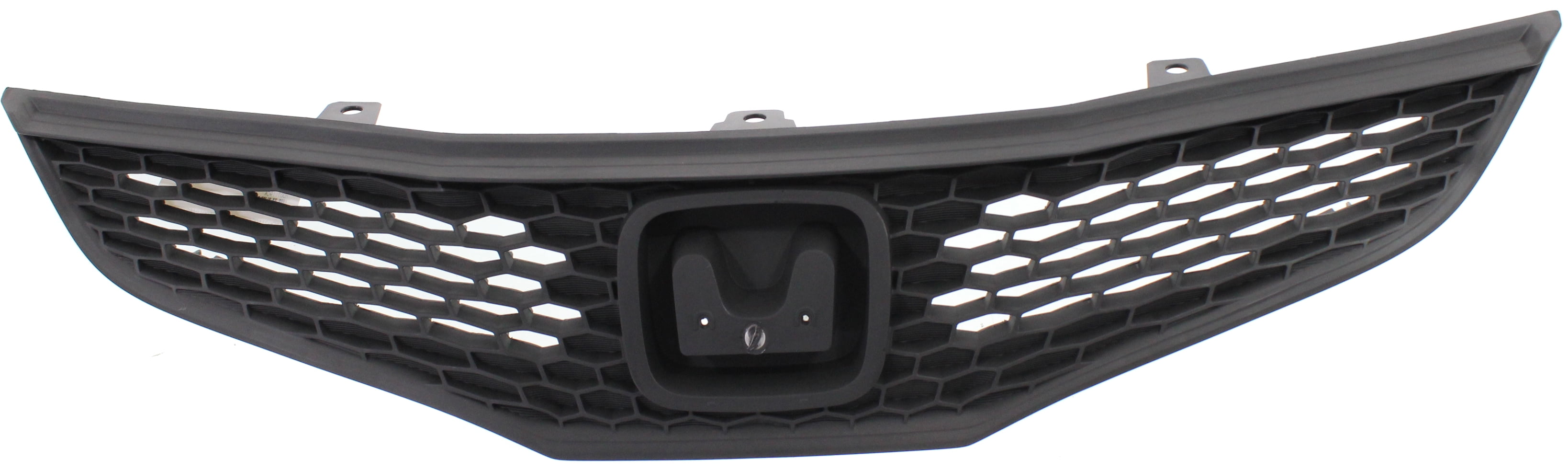 Grille Assembly Compatible With 2009-2014 Honda Fit Textured Black Shell and Insert