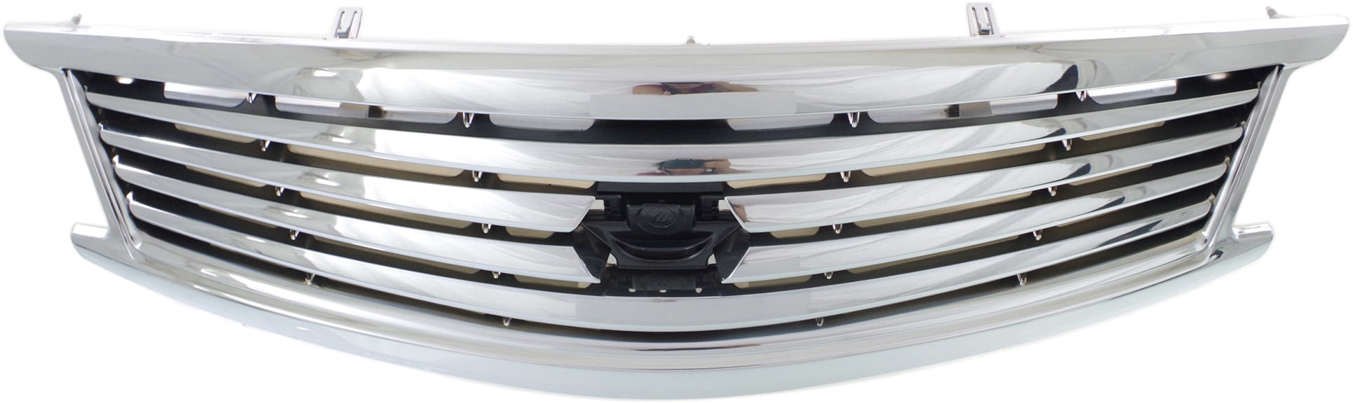 Grille Assembly Compatible With 2010-2013 Infiniti G37 2011-2012 G25 Sedan Chrome Shell and Insert