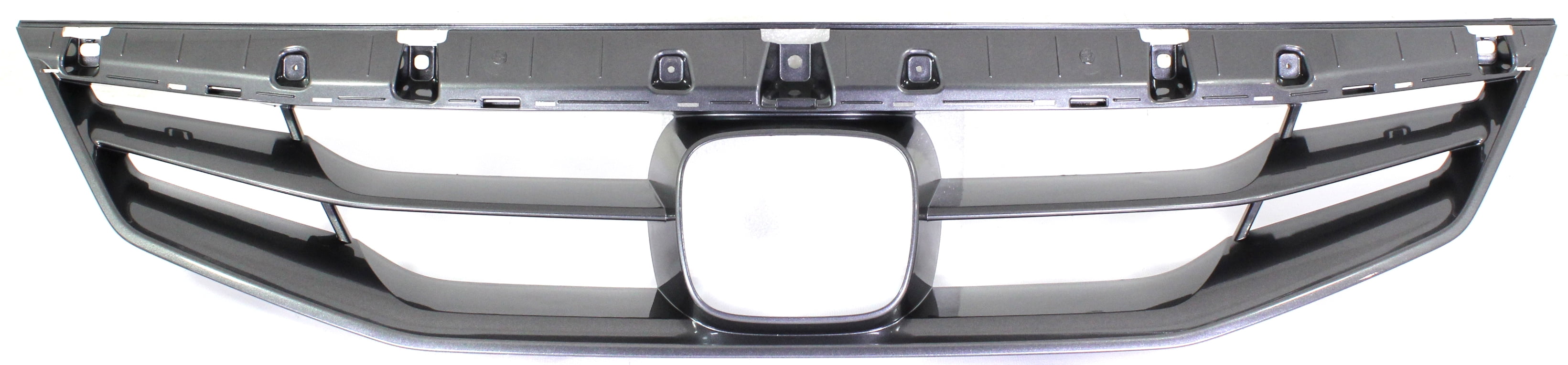Grille Assembly Compatible With 2011-2012 Honda Accord Coupe Painted Gray Shell and Insert