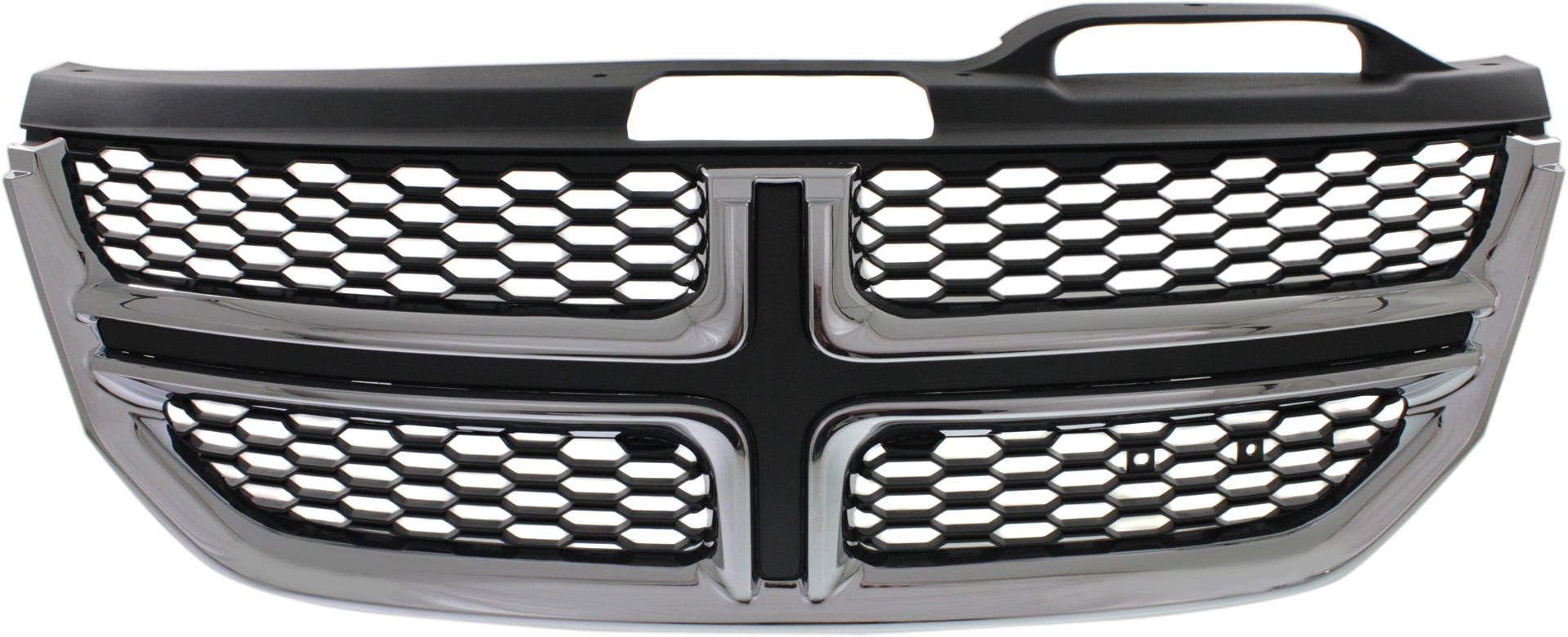 Grille Assembly Compatible With 20112020 Dodge Journey Textured Black