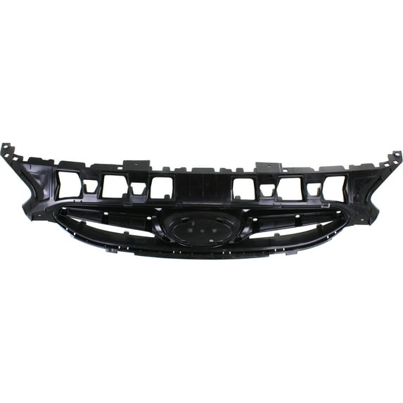 Grille Assembly Compatible With 2012-2013 Hyundai Accent Textured Black Shell and Insert CAPA Certified