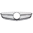 thumbnail image 1 of Grille Assembly Compatible With 2012-2015 Mercedes Benz C63 AMG Coupe Chrome Shell with Painted Black Insert, 1 of 3