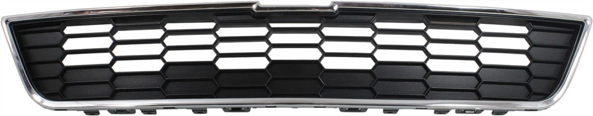 Grille Assembly Compatible With 2012-2016 Chevrolet Sonic Textured Gray Shell and Insert