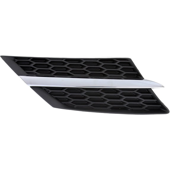 Grille Assembly Compatible With 2013-2015 Toyota RAV4 Right Passenger Textured Black