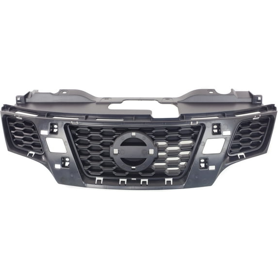 Grille Assembly Compatible With 2013-2018 Nissan NV200 Black Shell and Insert