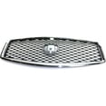 thumbnail image 1 of Grille Assembly Compatible With 2014-2017 Infiniti Q50 Primed Shell and Insert, 1 of 3