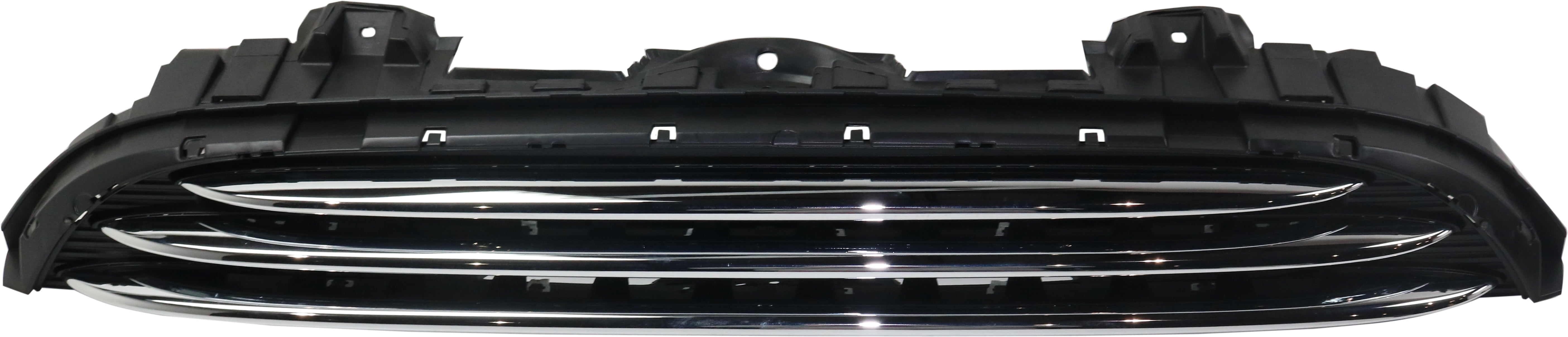 Grille Assembly Compatible With 2014-2021 Mini Cooper Hatchback Textured Black Shell and Insert