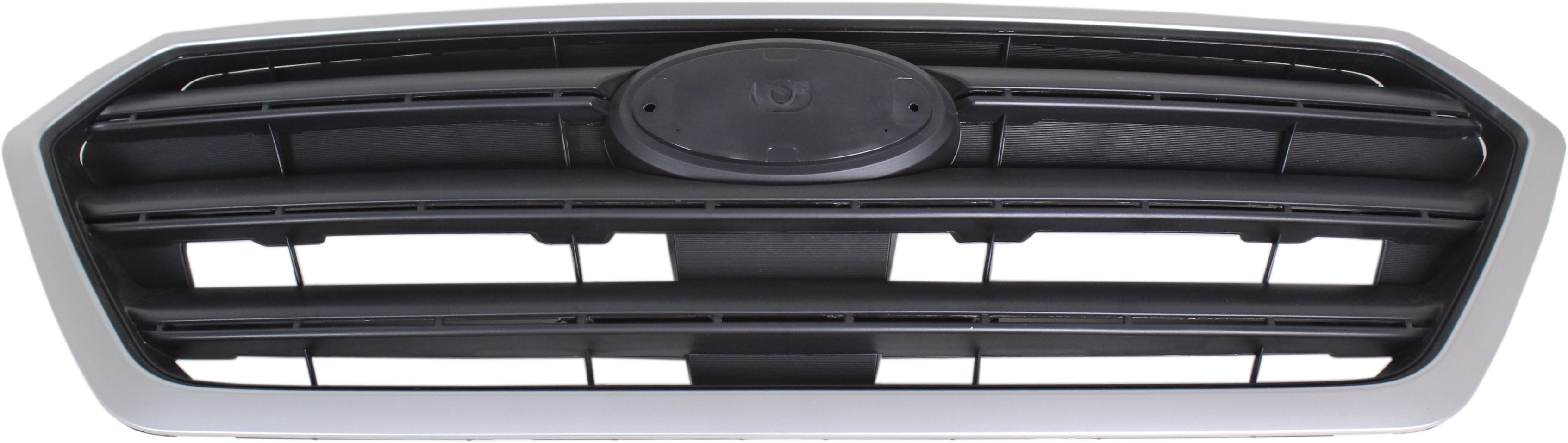 Grille Assembly Compatible With 2015-2017 Subaru Legacy Textured Gray Shell and Insert CAPA Certified