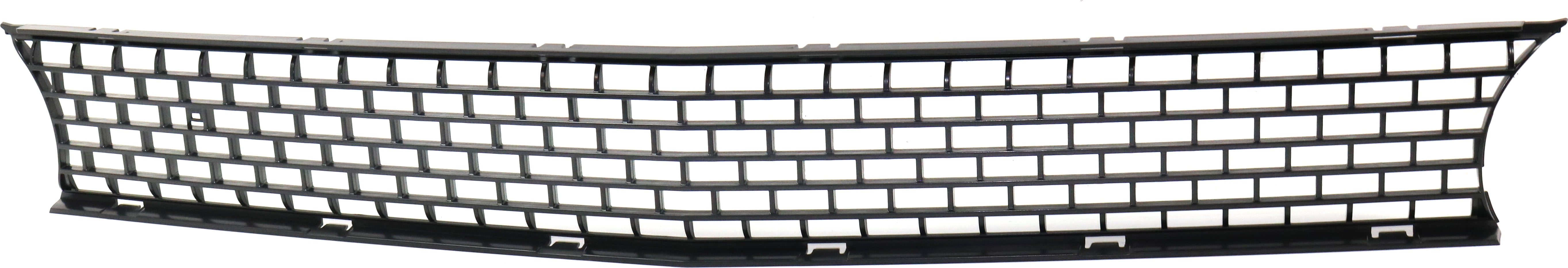 Grille Assembly Compatible With 2015-2018 Dodge Challenger Center Textured Black Shell and Insert