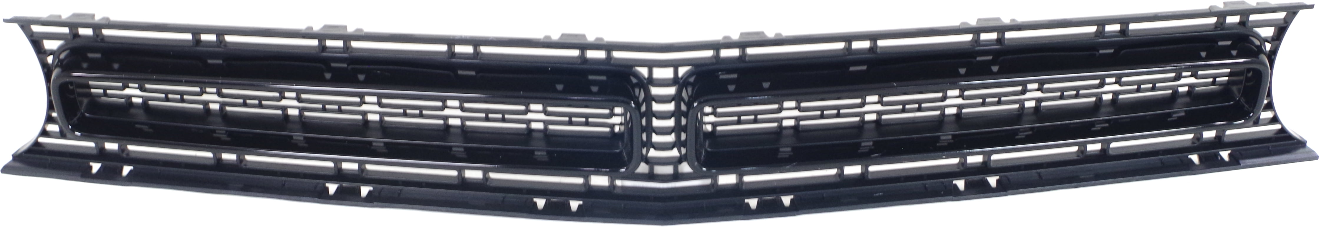 Grille Assembly Compatible With 2015-2020 Dodge Challenger Textured Black Shell and Insert