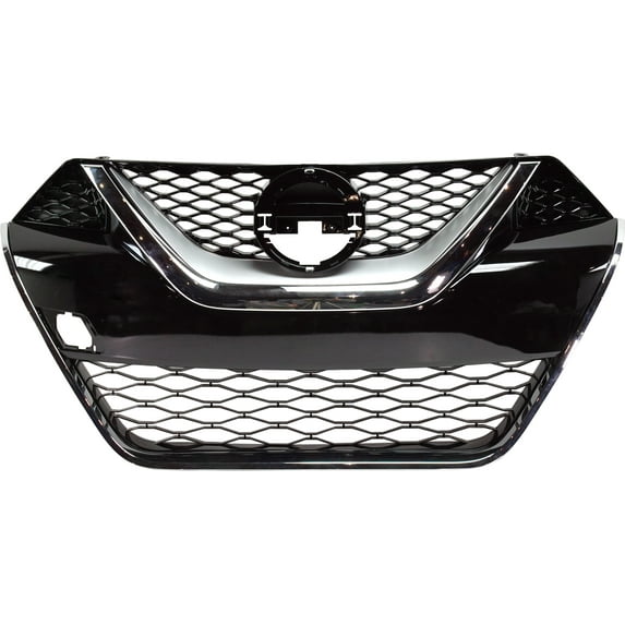Grille Assembly Compatible With 2016-2017 Nissan Maxima Black Shell and Insert