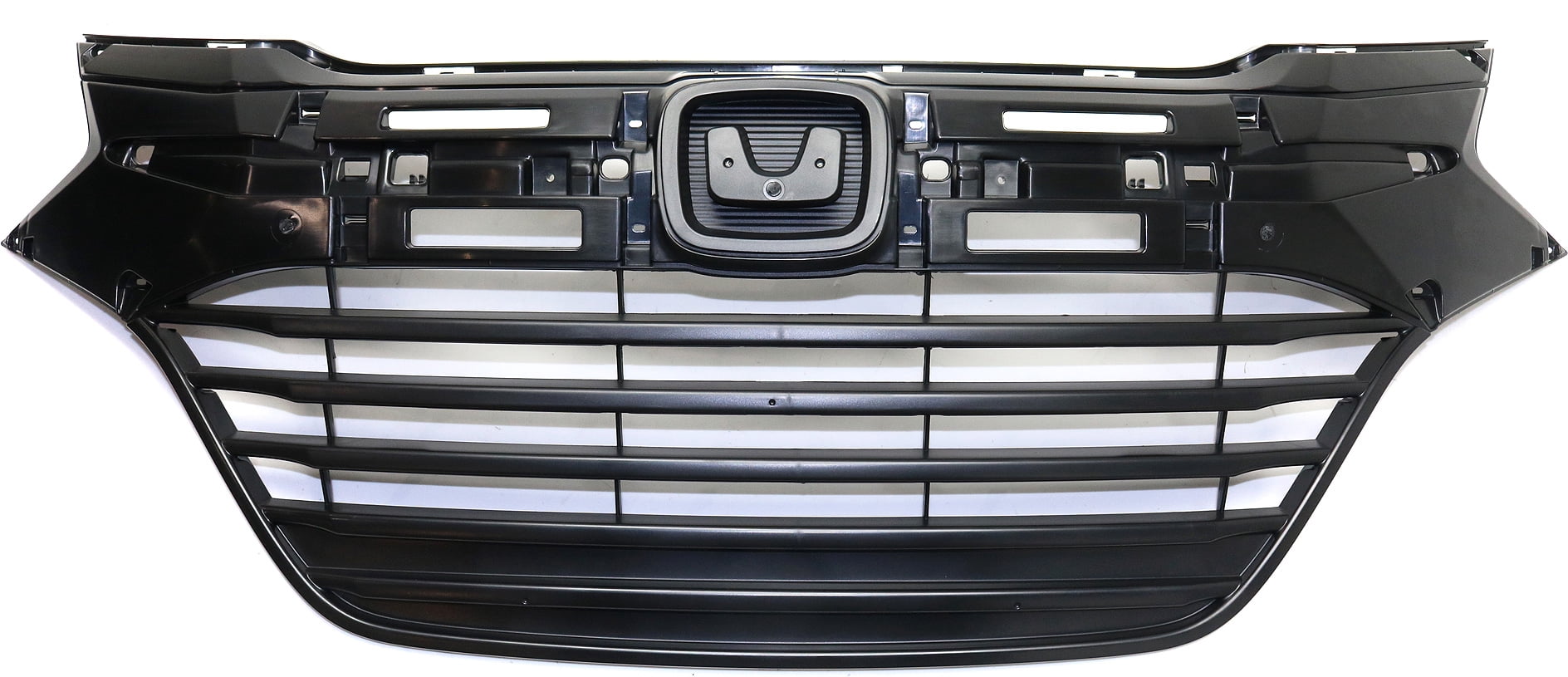 Grille Assembly Compatible With 2016-2018 Honda HR-V Textured Black Shell and Insert
