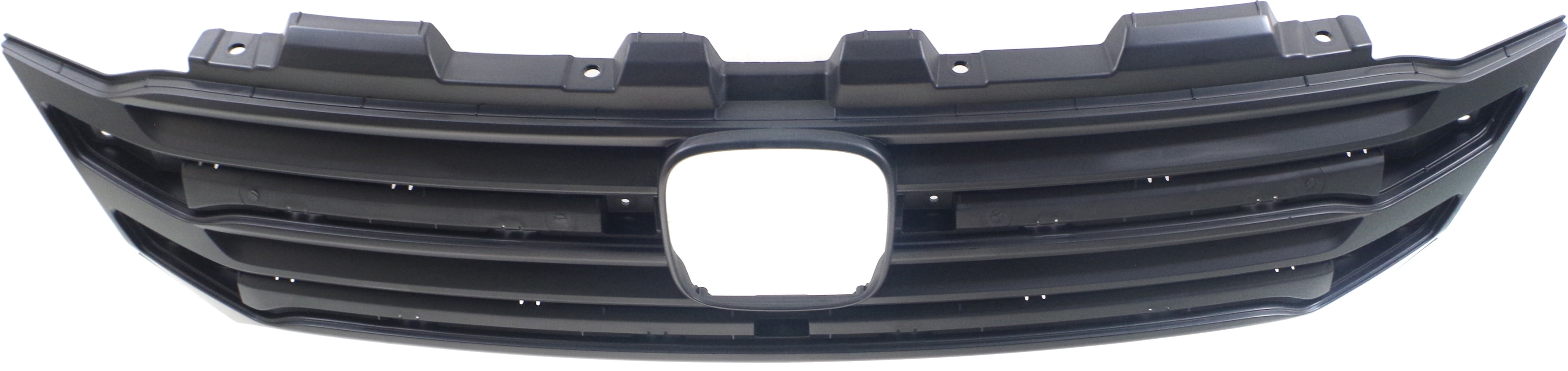 Grille Assembly Compatible With 2016-2018 Honda Pilot Textured Shell and Insert