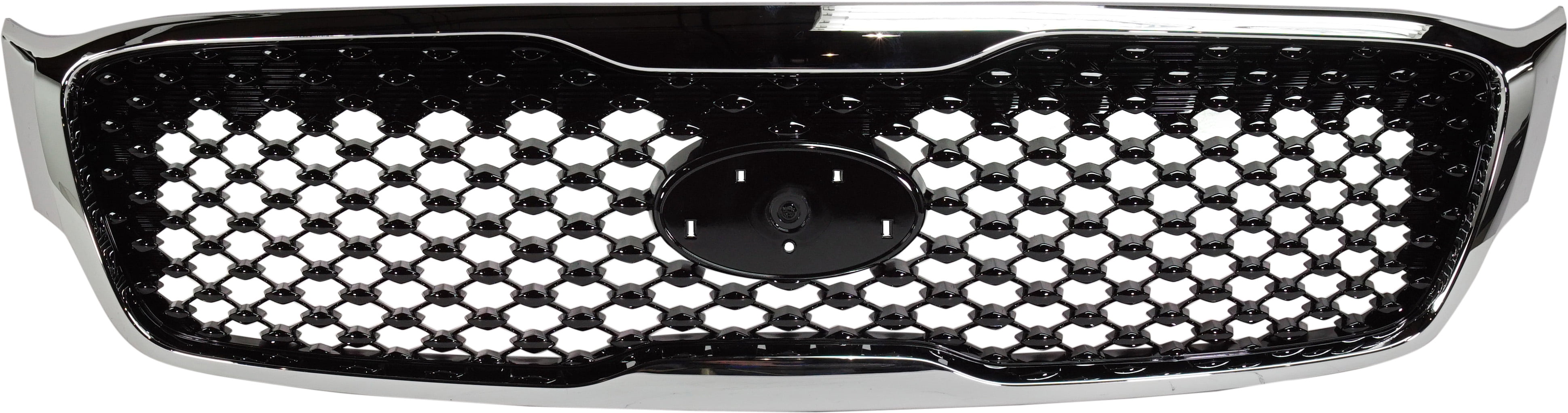 Grille Assembly Compatible With 2016-2018 Kia Sorento Painted Black Shell and Insert